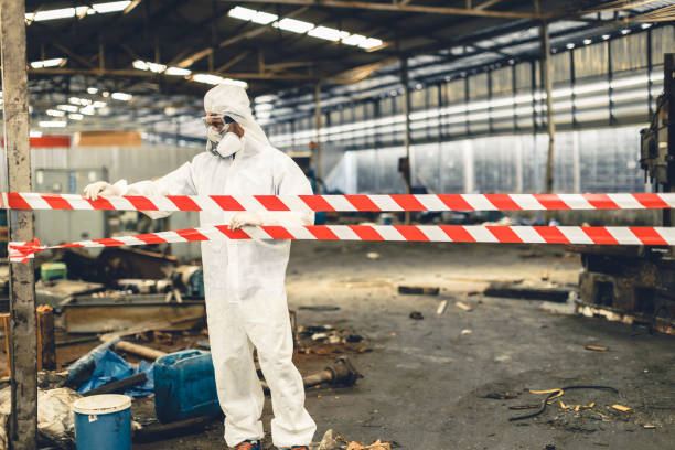 Professional Trauma Scene Cleanup technician working in Monroe, SD